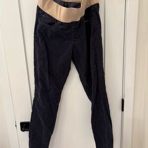 GAP Navy Maternity Corduroys